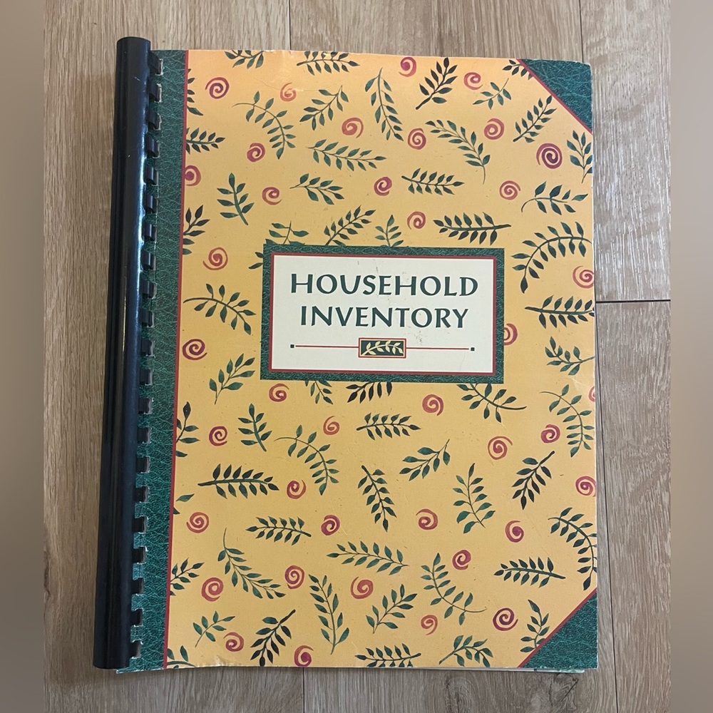 Household Inventory Organizer